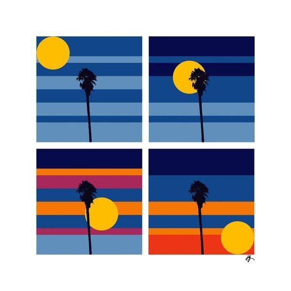 Sunset in Four Fine Art Print | Jon Savage
