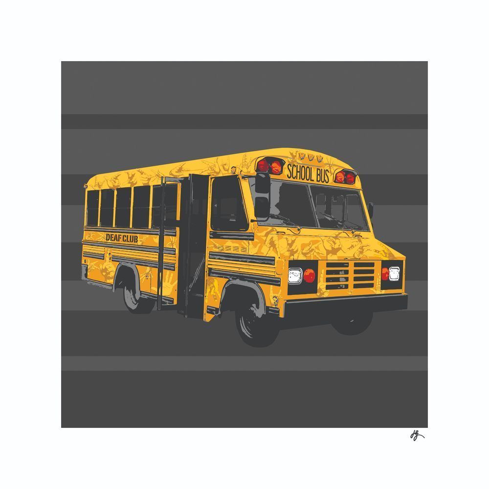 Journey of the Deaf Bus Fine Art Print by Jon Savage | Deaf Culture Artwork