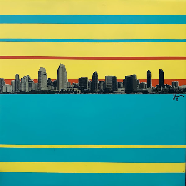 Morning DT – Sold Original San Diego Cityscape | Jon Savage Gallery