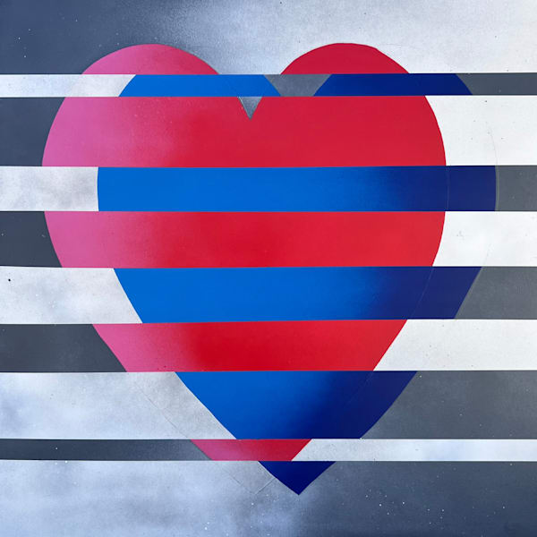 Heart Beats by Jon Savage | 24x24 Original Painting
