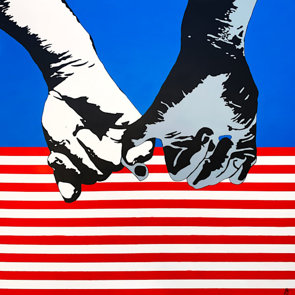 A Little is a Lot Painting by Jon Savage | 48x48 Contemporary Artwork