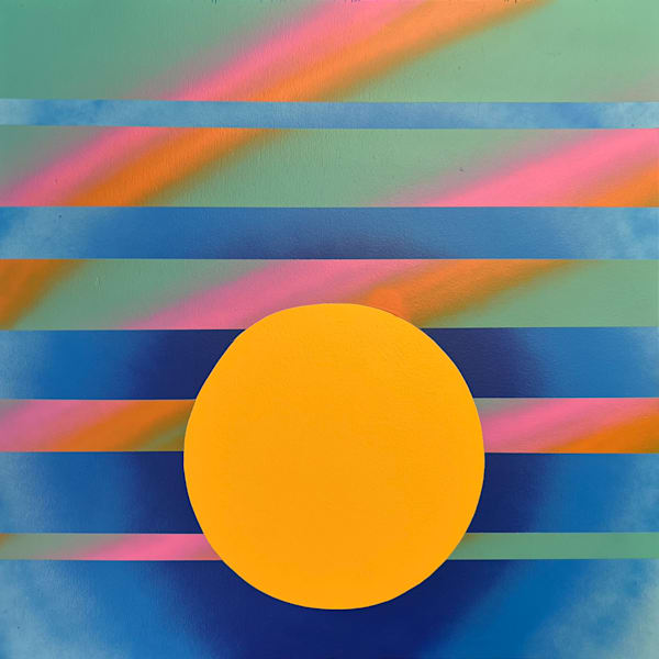 Dawning Dusk by Jon Savage | 24x24 Original Abstract Painting
