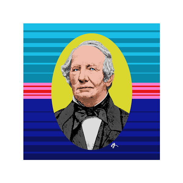 Laurent Clerc A Modern Tribute Fine Art Print by Jon Savage | Deaf History Artwork