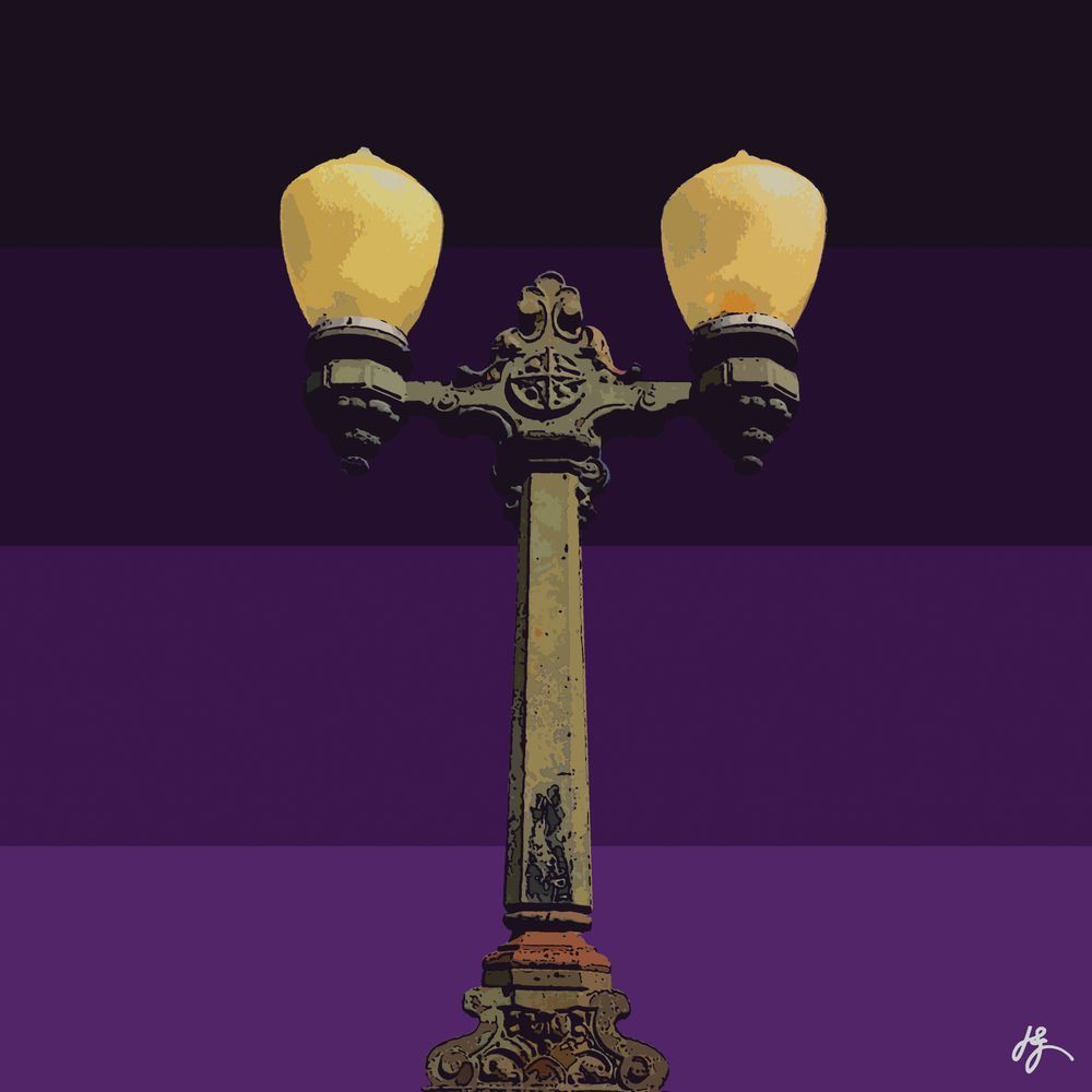 Purple Cabrillo Bridge Art | Jon Savage Gallery