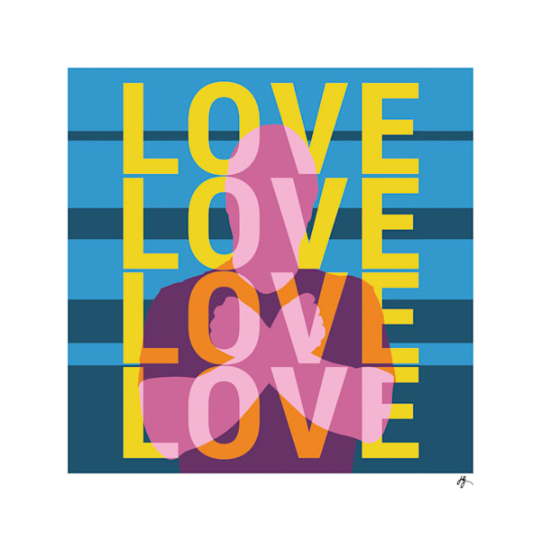 LOVE 4 MORE | ASL Contemporary Fine Art Print by Jon Savage