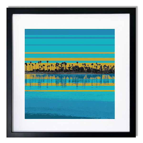 Mission Bay Reflection Framed Fine Art Print – 1 of 20