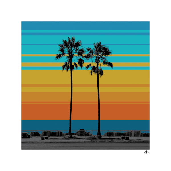 Sunset at Carlsbad by Jon Savage | Coastal Sunset Fine Art Print