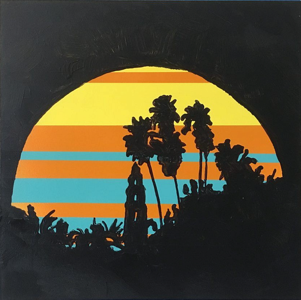 Sunset at Balboa Park – Sold Original Artwork | Jon Savage Gallery