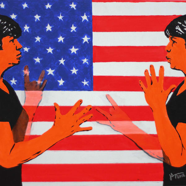 So Awful, So Good by Jon Savage | 18x18 Original ASL Painting