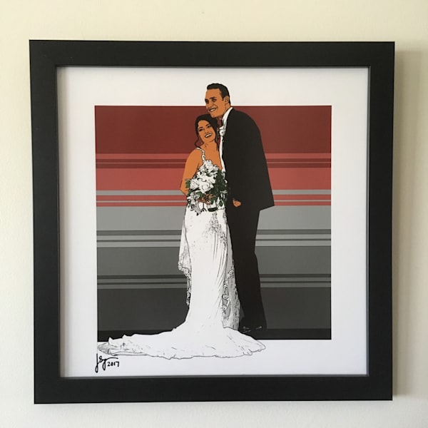 Married – Custom Wedding Art Print | Jon Savage Gallery