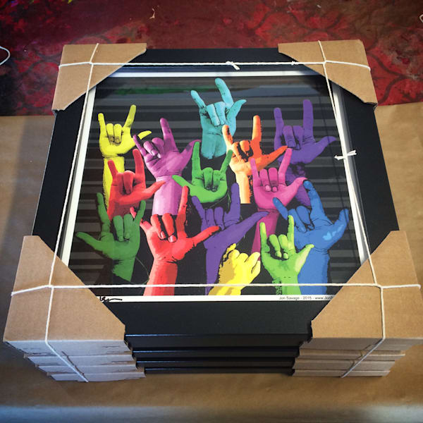 I Love You – ASL Art Print | Jon Savage Gallery