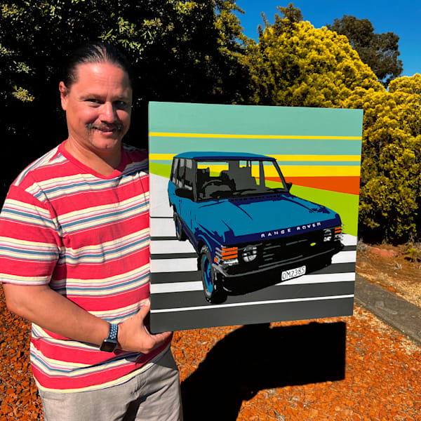 Classic Range Rover – Custom Automotive Art | Jon Savage Gallery