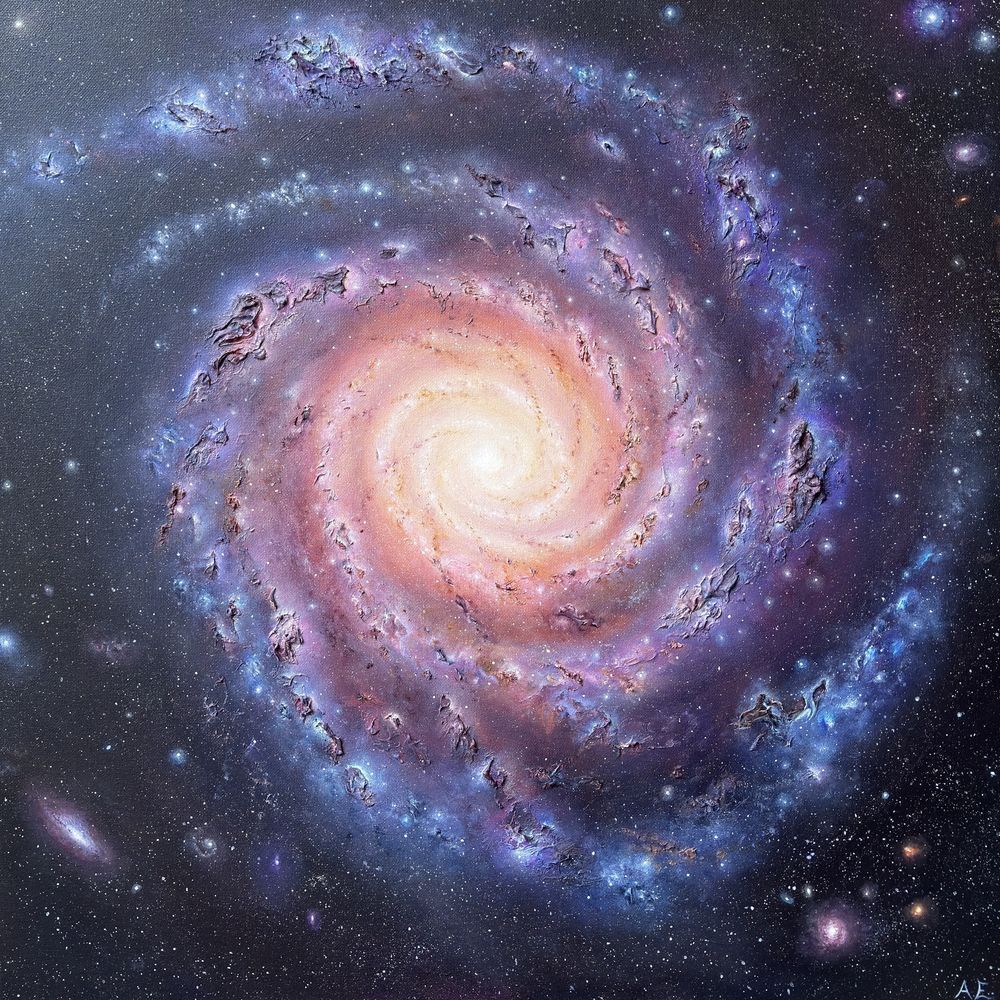 Edge of Infinity | Galaxy Art Print by Andrew Escudero