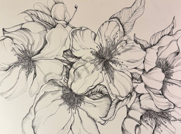 Cherry Blossoms Art | Margo's Attic