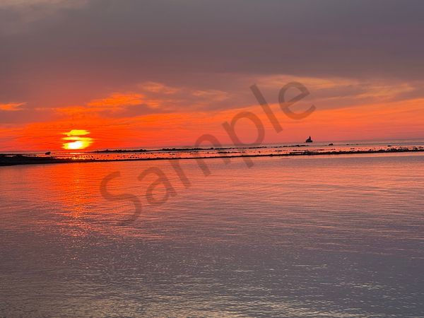 Sunset, Port Austin, Michigan Art | Margo's Attic
