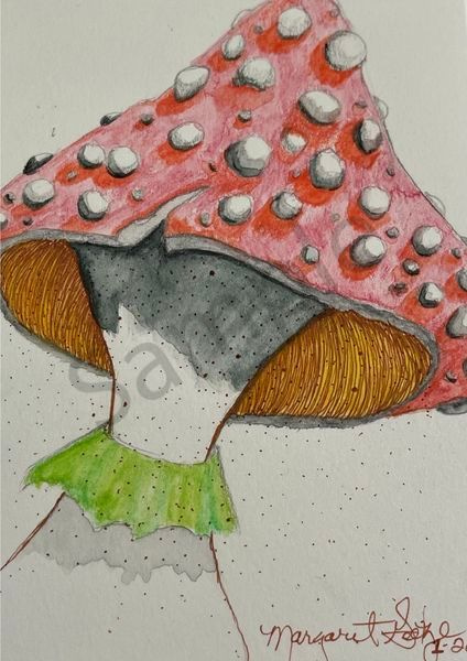 Knotty Shroom Art | Margo's Attic