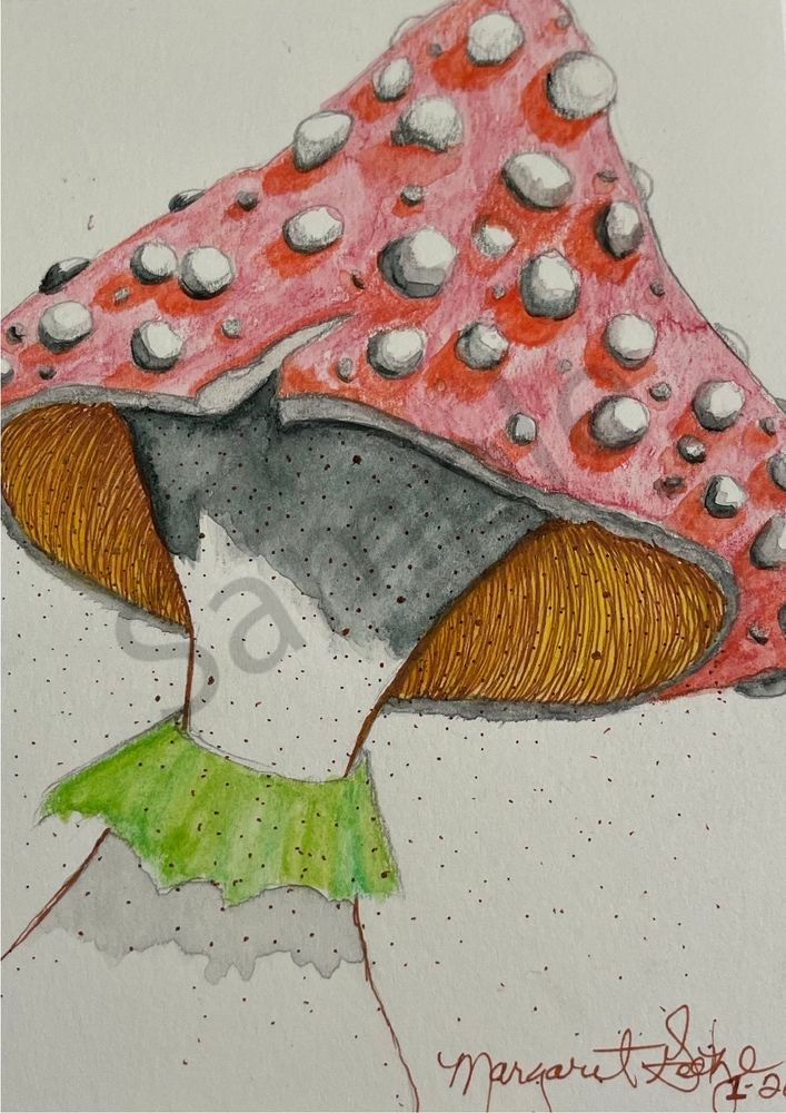 Knotty Shroom Art | Margo's Attic