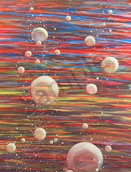 Floating Bubbles Art | Margo's Attic