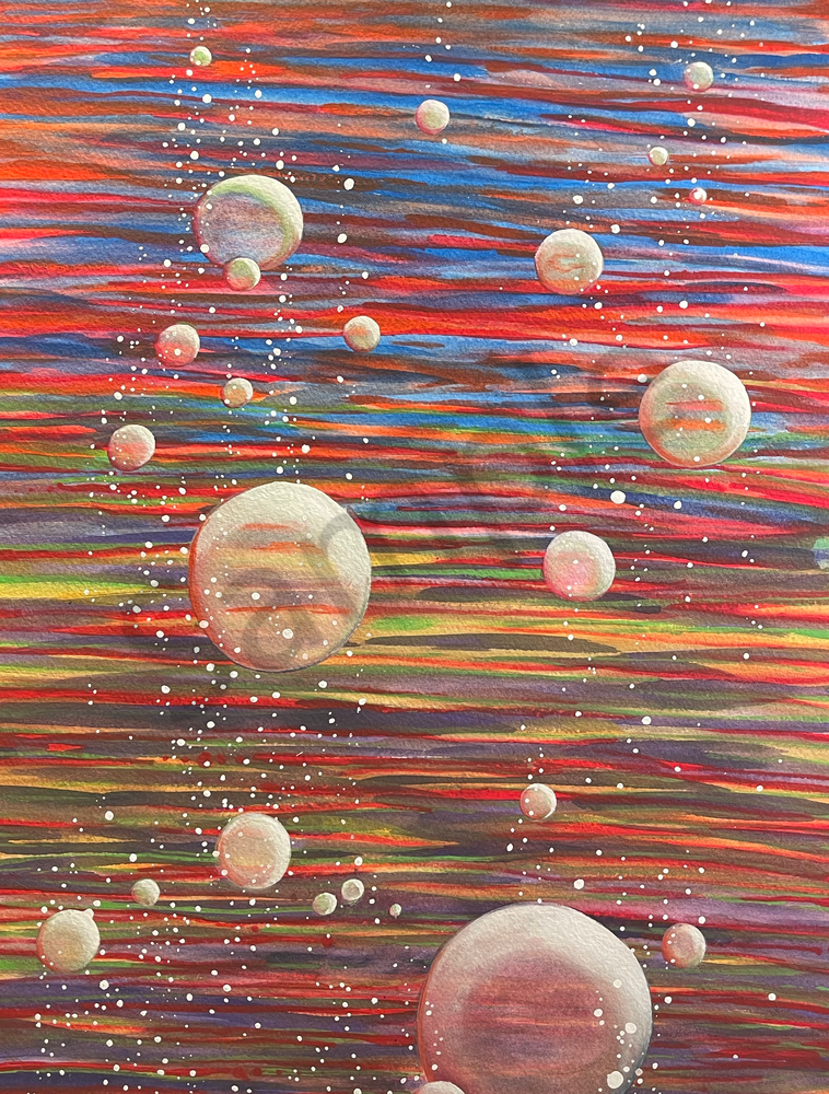 Floating Bubbles Art | Margo's Attic