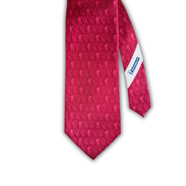 Vintage Michelin Bibendum Silk Tie | Made in Italy | Michelin Man Necktie