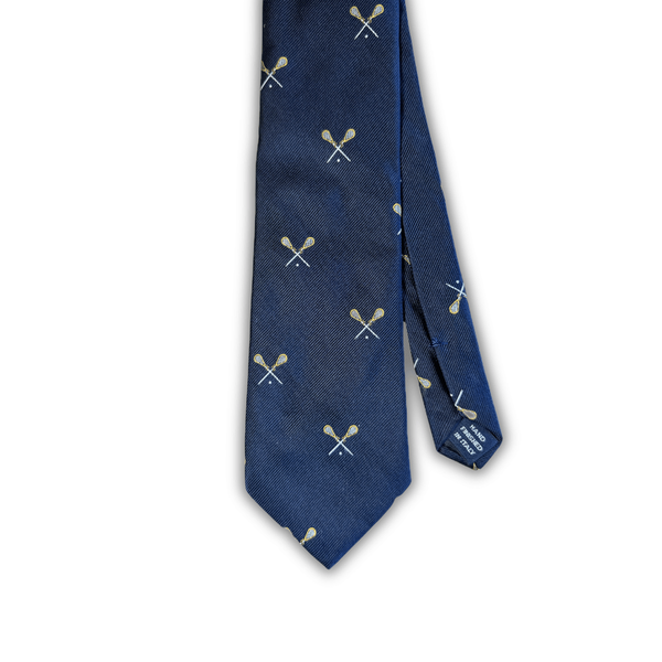 Vintage Polo Ralph Lauren Lacrosse Silk Tie – Navy