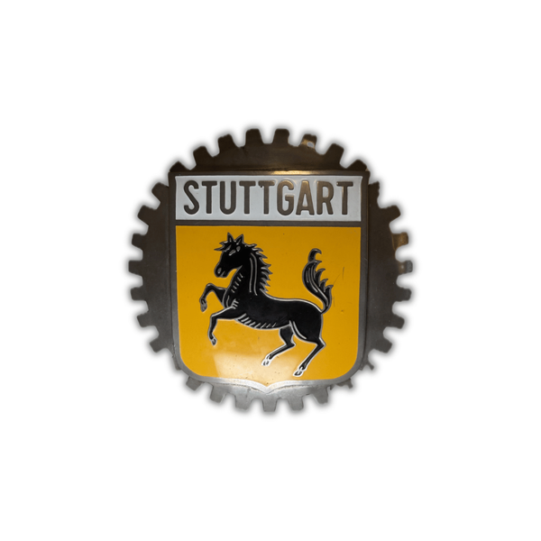 Vintage Stuttgart Grill Badge | German Automobilia