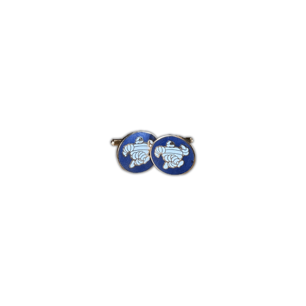 Vintage Michelin Bibendum Enamel Cufflinks | Michelin Man