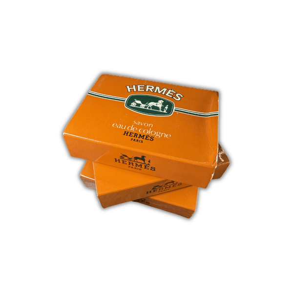 Vintage Hermès Eau de Cologne Soap Set | 4 Unused Bars in Boxes
