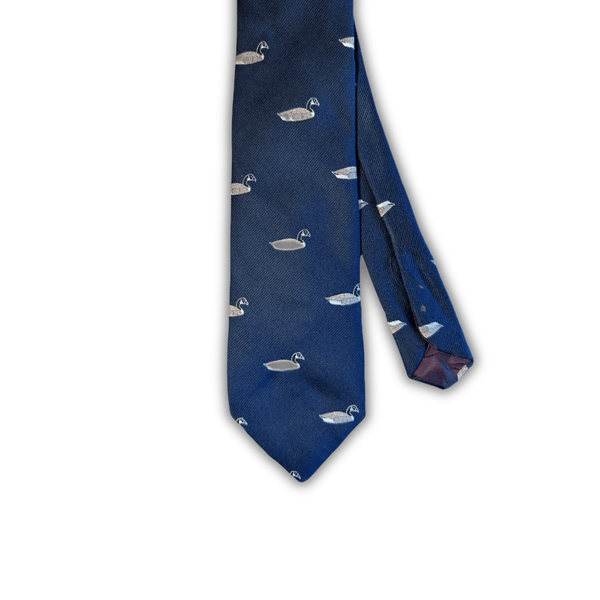 Vintage Orvis Canada Goose Silk Tie – Navy | Manchester VT
