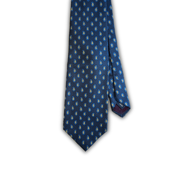 Vintage Polo Ralph Lauren Paisley Silk Tie – Navy & Blue