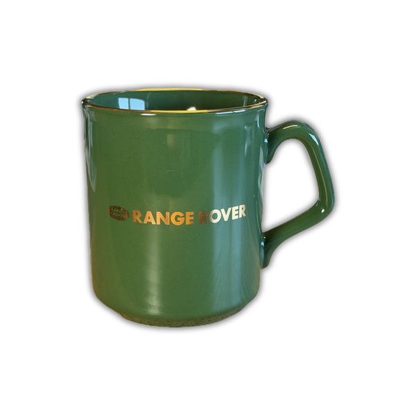 Vintage Range Rover Ceramic Mug | Made in England | British Racing Green