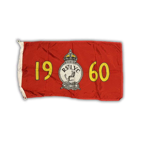 Vintage Royal St. Lawrence Yacht Club 1960 Burgee Flag | Nautical Memorabilia