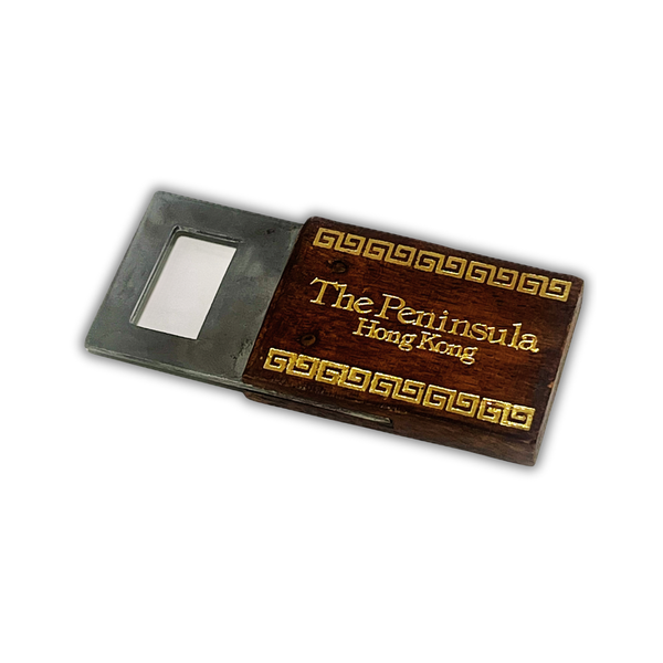 Vintage Peninsula Hong Kong Wooden Bottle Opener