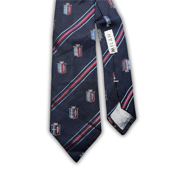 Vintage Neiman Marcus Milan Tie – Italian Crest Necktie