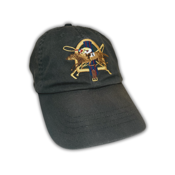 Vintage Polo Ralph Lauren Green Embroidered Polo Scene Cap | Studio Petrino