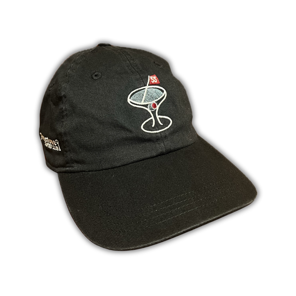 Firestone Country Club Hat – Vintage Black Martini Cap