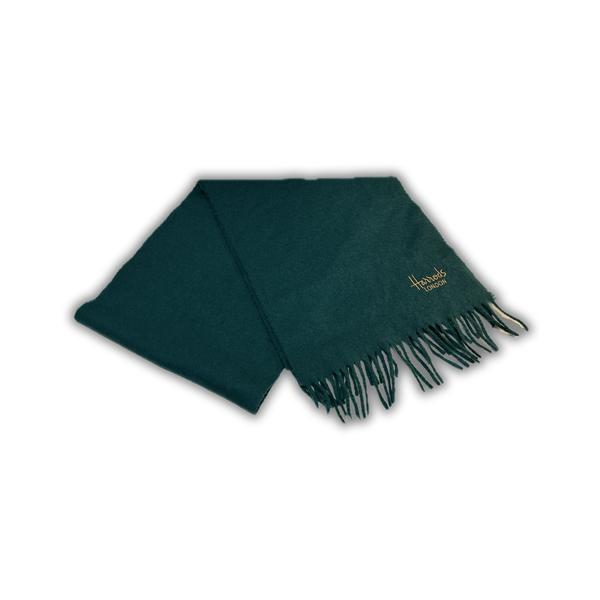 Harrods London Vintage Wool Scarf – Classic British Style
