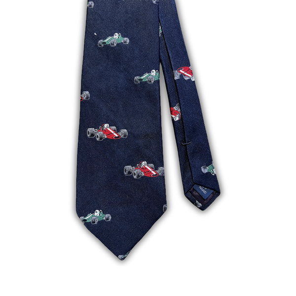 Vintage Polo Ralph Lauren x Neiman Marcus Race Car Tie