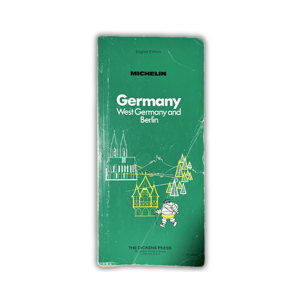 Germany & Berlin Michelin Green Guide 1971 – Vintage Edition