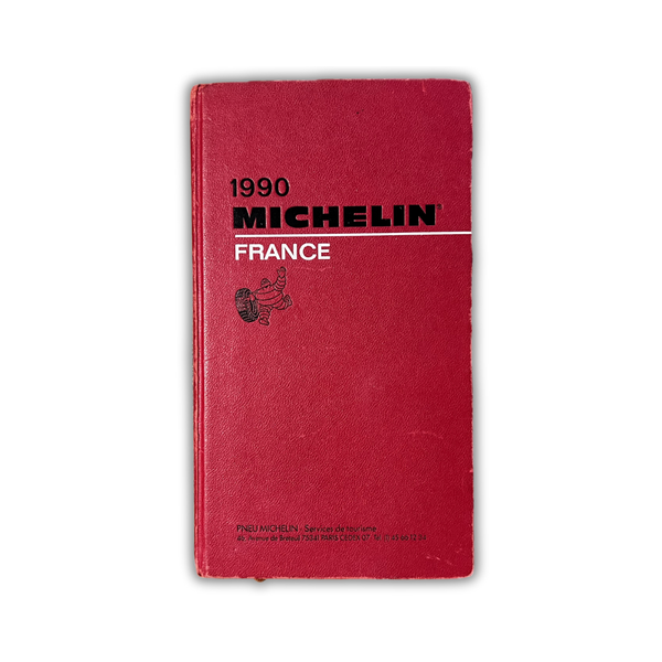 Michelin Red Guide France (1990) | Vintage French Travel Guide - Studio Petrino