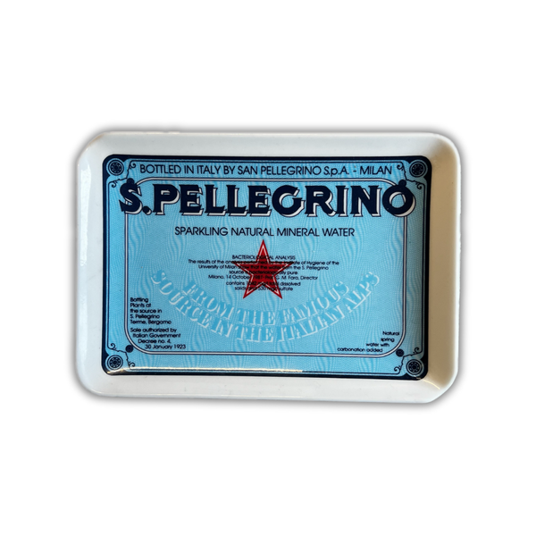 S. Pellegrino Vintage Tray – Italian Trinket Dish Collectible