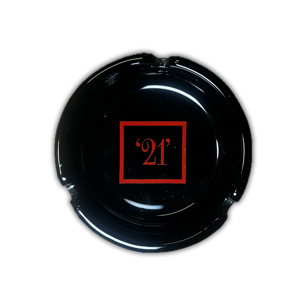 Vintage 21 Club Ashtray | New York Bar Glass Ashtray