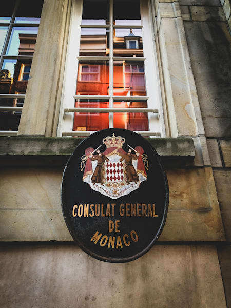 Consulate General Monaco Amsterdam Art Print | Studio Petrino - Elegant European Landmark
