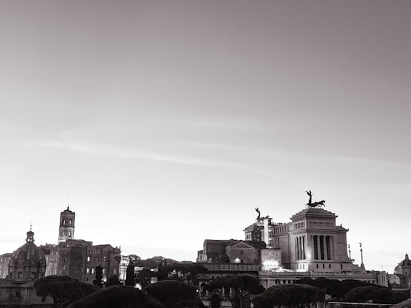 Rome Italy Sunset Art Print | Studio Petrino - Captivating Roman Cityscape