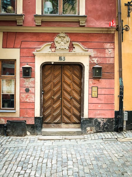 Stockholm Door Gamla Stan Art Print | Studio Petrino - Historic Swedish Architecture