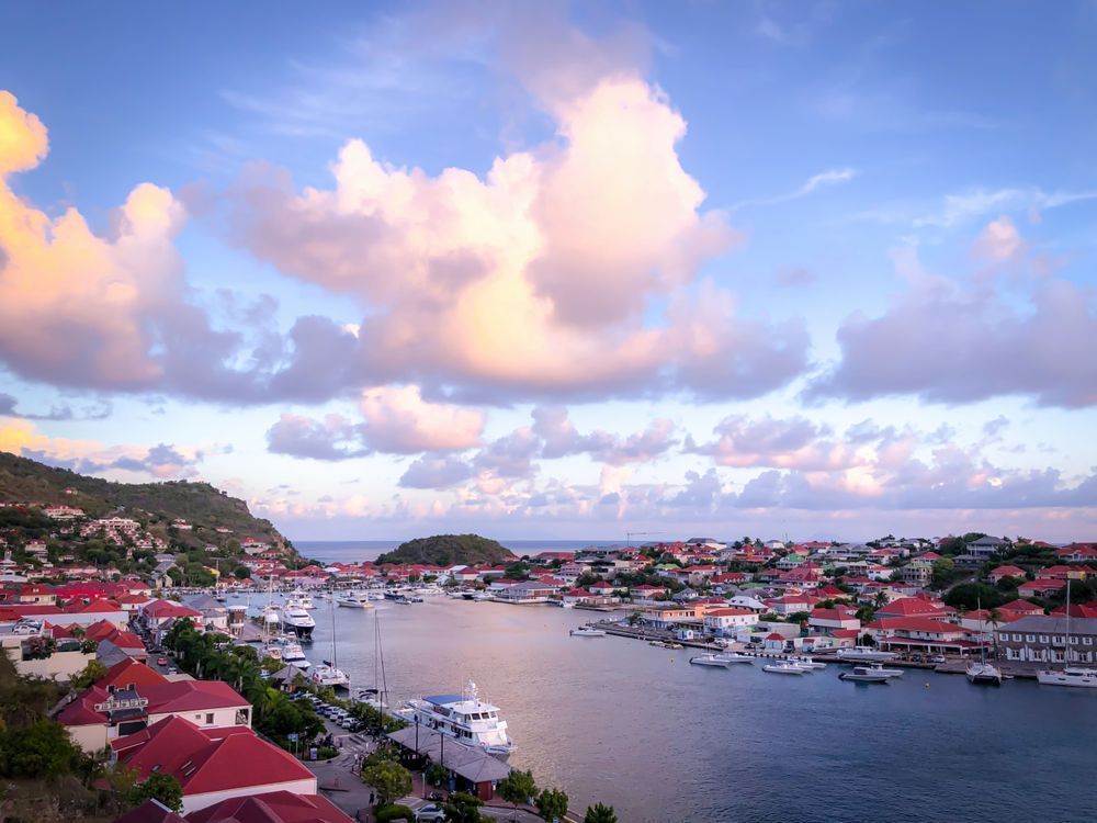 Gustavia St. Barth Sunset Clouds Art Print | Studio Petrino - Breathtaking Tropical Sunset