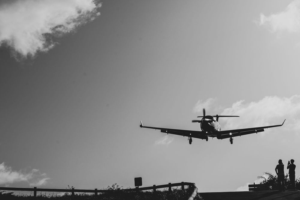 St. Barth Airplane Landing SBH Art Print | Studio Petrino - Iconic Caribbean View