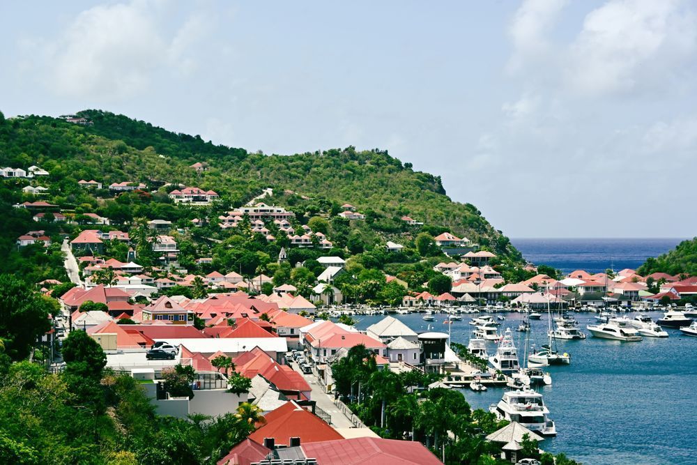 Gustavia Harbor St. Barth Art Print | Studio Petrino - Stunning Caribbean Harbor View