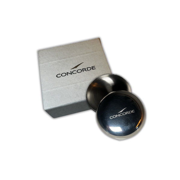 British Airways Concorde Handmade Pewter Pebble Box | Lidded Trinket Container