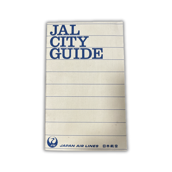 Japan Air Lines City Guide Travel Book - Vintage 1971 Edition
